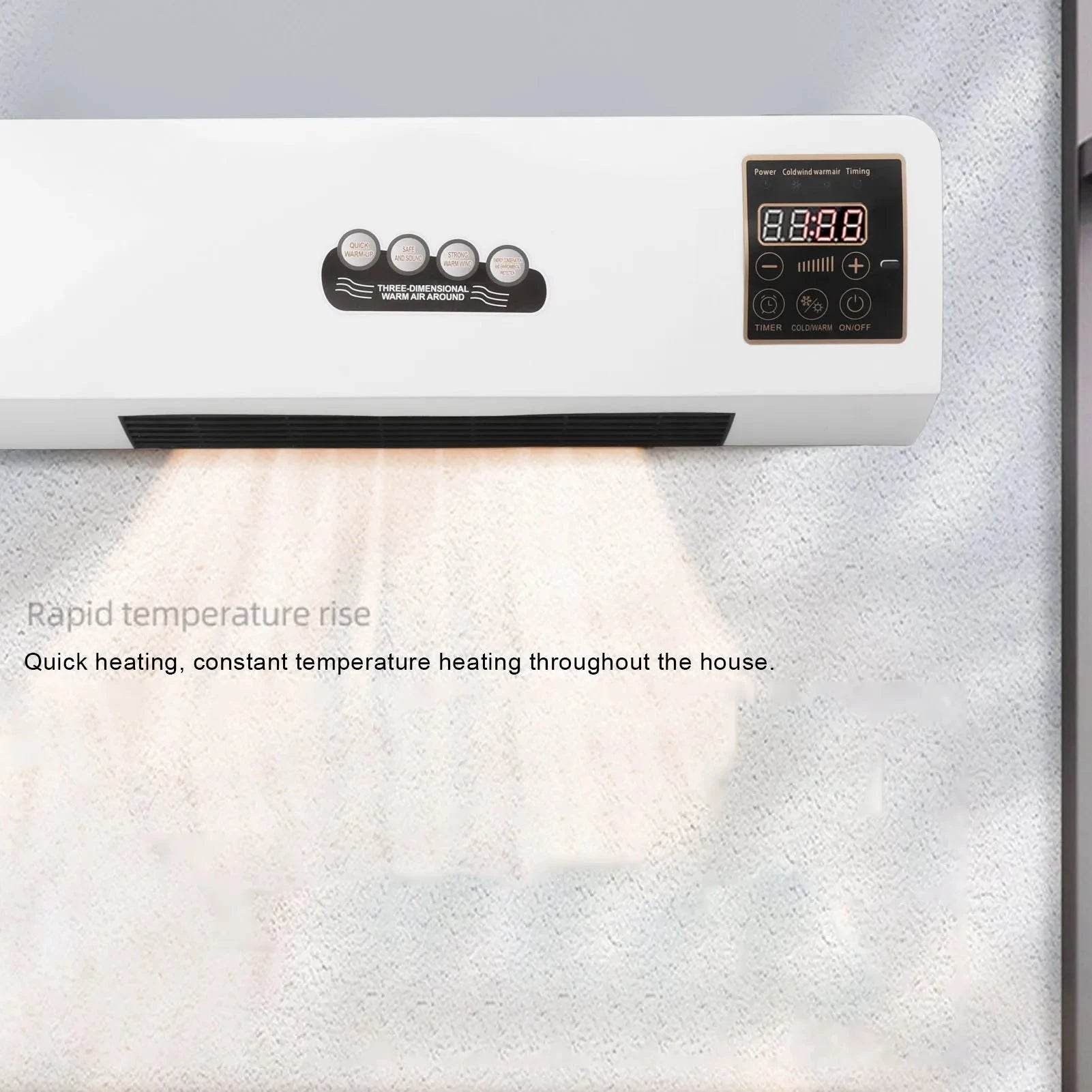 Portable Air Cooler & Heater | Wall Mounted AC Fan - Nic's Electronics