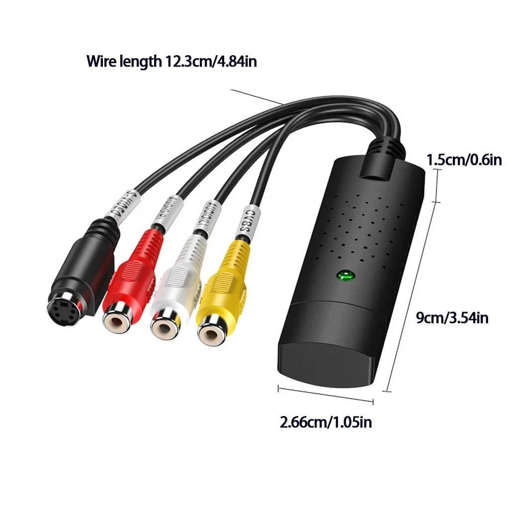 USB 2.0 Video Capture Card VHS to DVD converter for Win7/8/10/XP/Vista. - Nic's Electronics