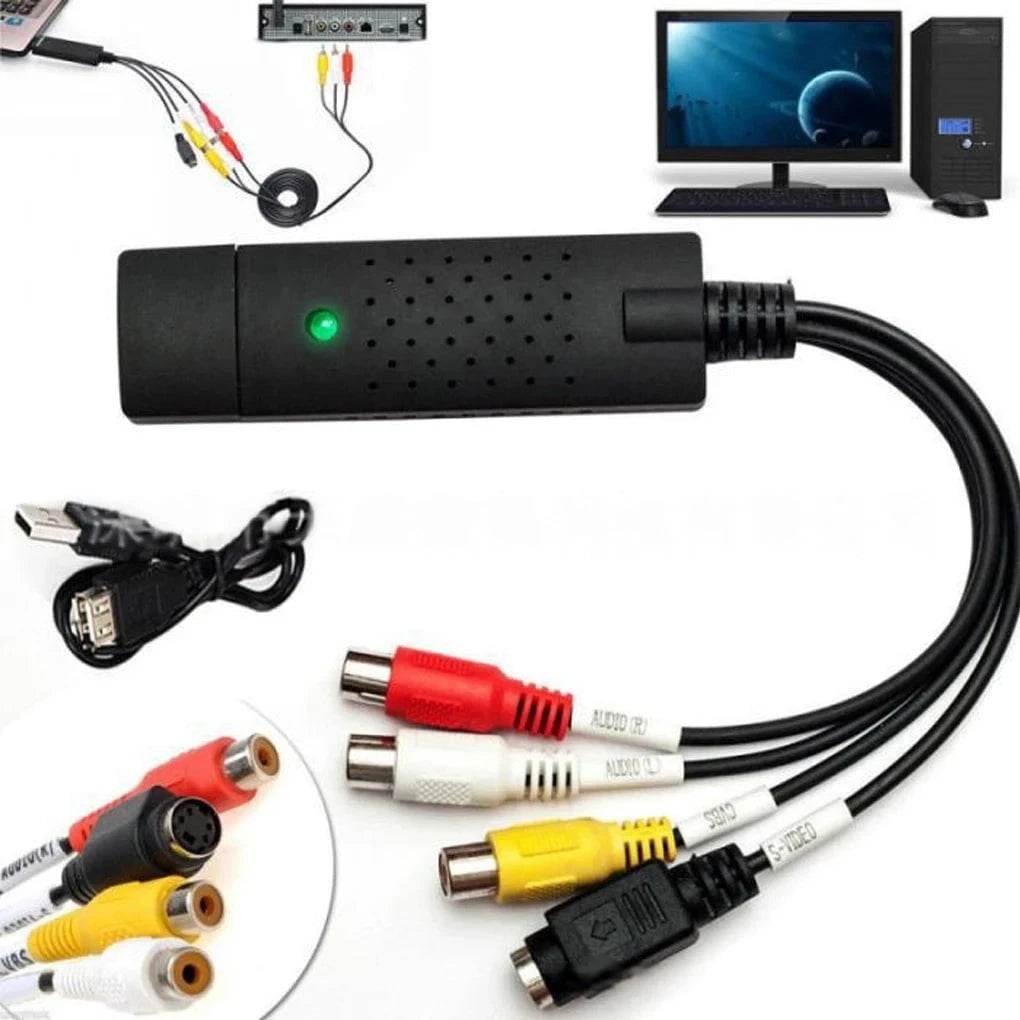USB 2.0 Video Capture Card VHS to DVD converter for Win7/8/10/XP/Vista. - Nic's Electronics