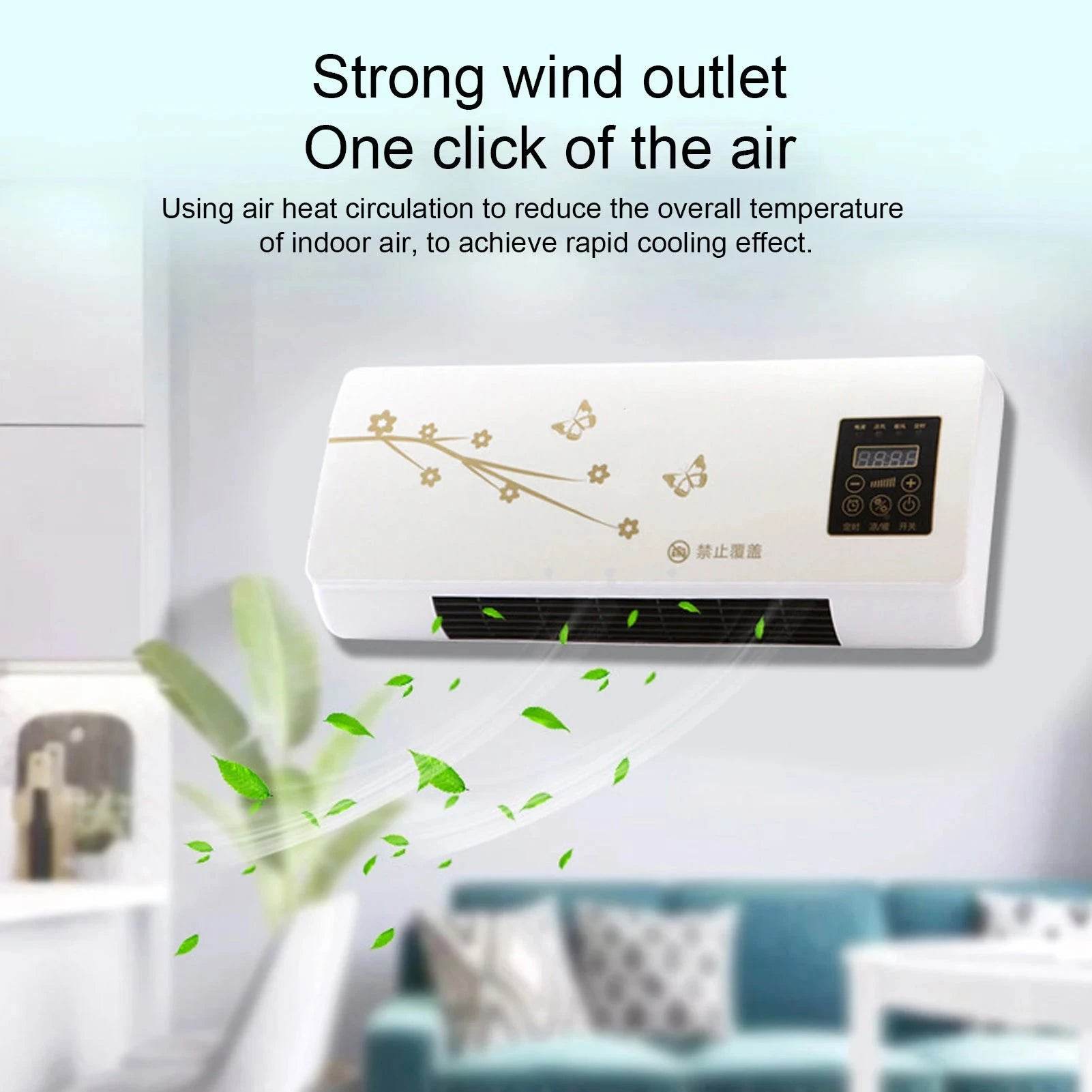 Small Wall Mounted AC with Cooling & Heating - Nic's Electronics
