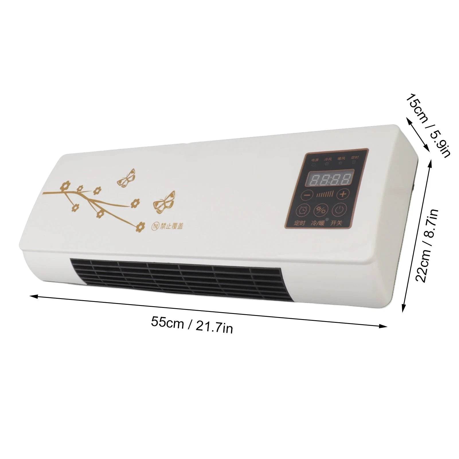 Small Wall Mounted AC with Cooling & Heating - Nic's Electronics