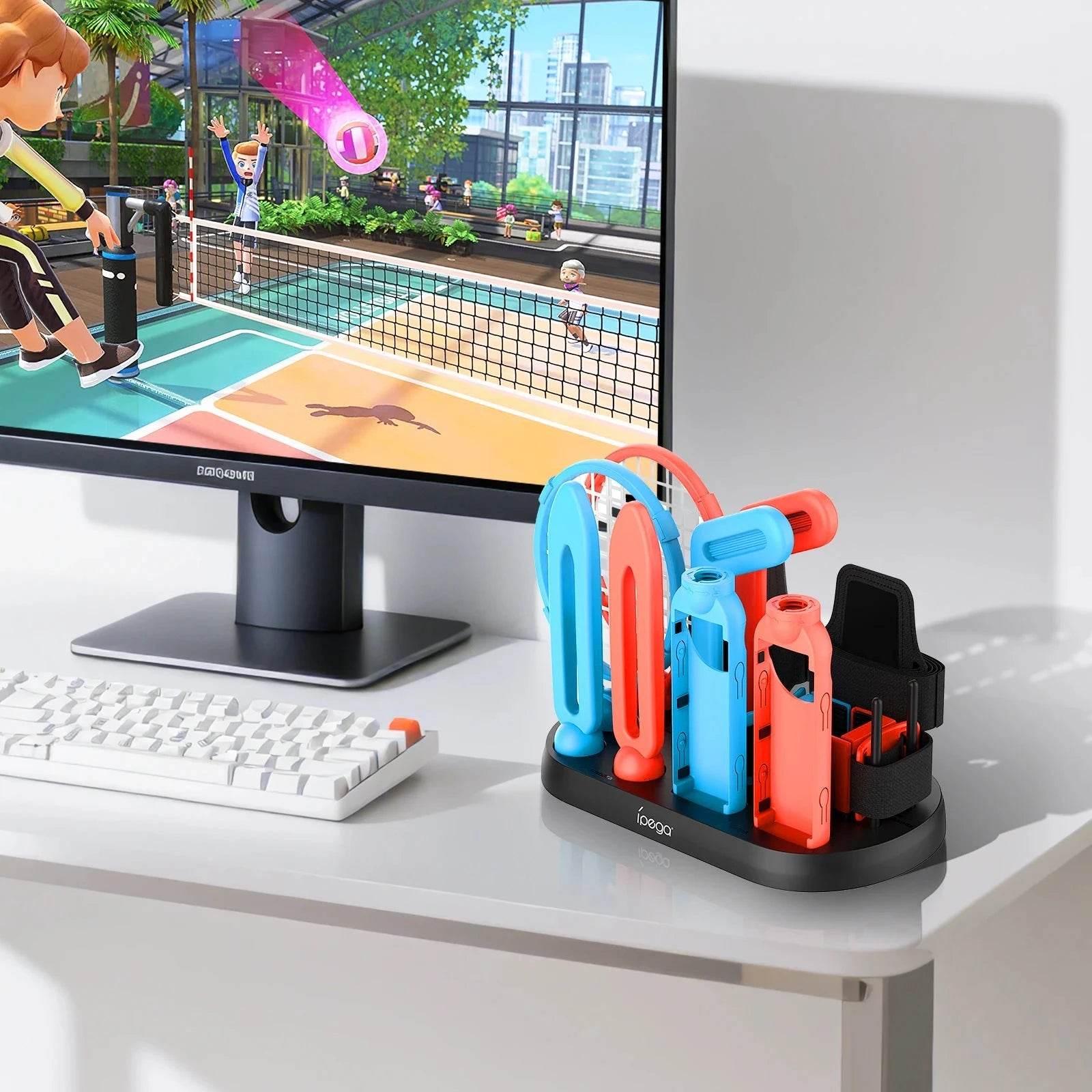 All-in-One Switch 2 Sports Accessories Kit with Storage Stand - Nic's Electronics