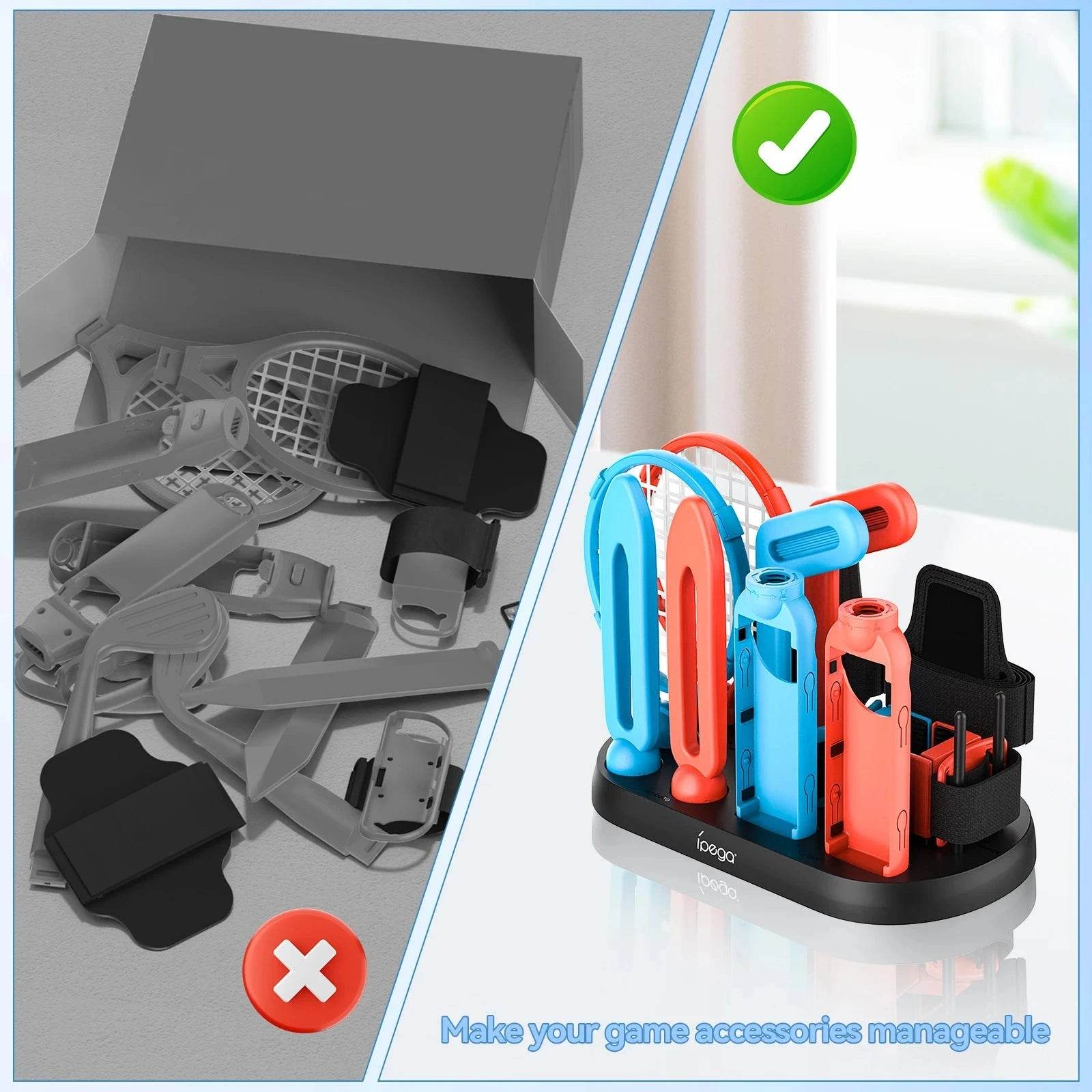 All-in-One Switch 2 Sports Accessories Kit with Storage Stand - Nic's Electronics