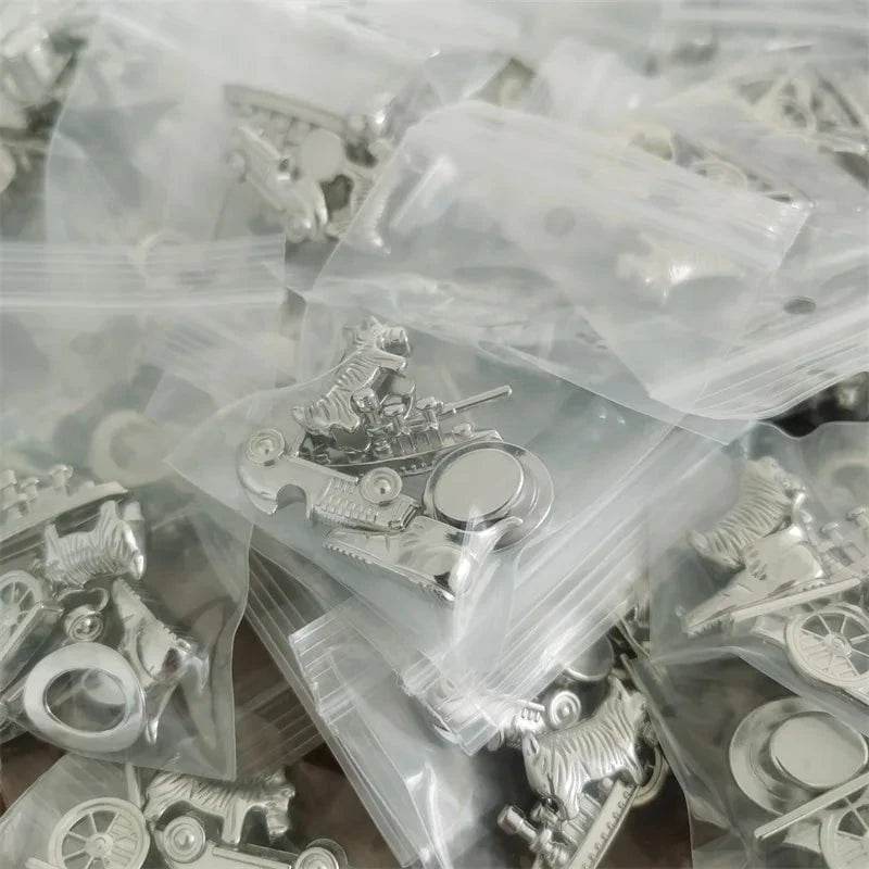 Monopoly Game Pieces - 6 Sets of Alloy Chess Accessories - Nic's Electronics