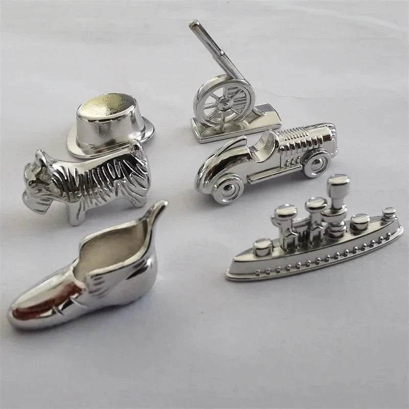 Monopoly Game Pieces - 6 Sets of Alloy Chess Accessories - Nic's Electronics