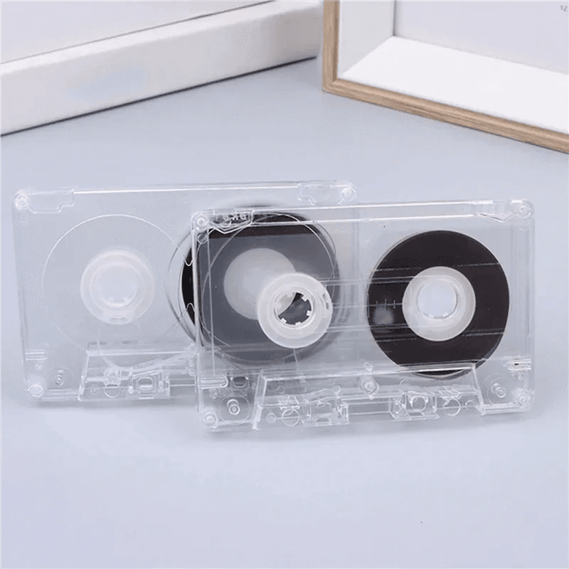 Y67A-10X Blank Cassettes Recordable clear audio tapes for voice and music. - Nic's Electronics