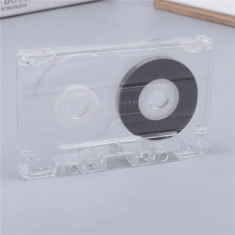 Y67A-10X Blank Cassettes Recordable clear audio tapes for voice and music. - Nic's Electronics