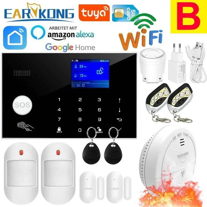 WiFi GSM Home Security Alarm System with Alexa & RFID - Nic's Electronics