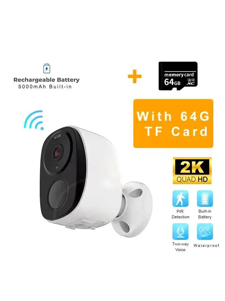 2K 3MP Wireless Outdoor Security Camera with Spotlight & Siren - Nic's Electronics