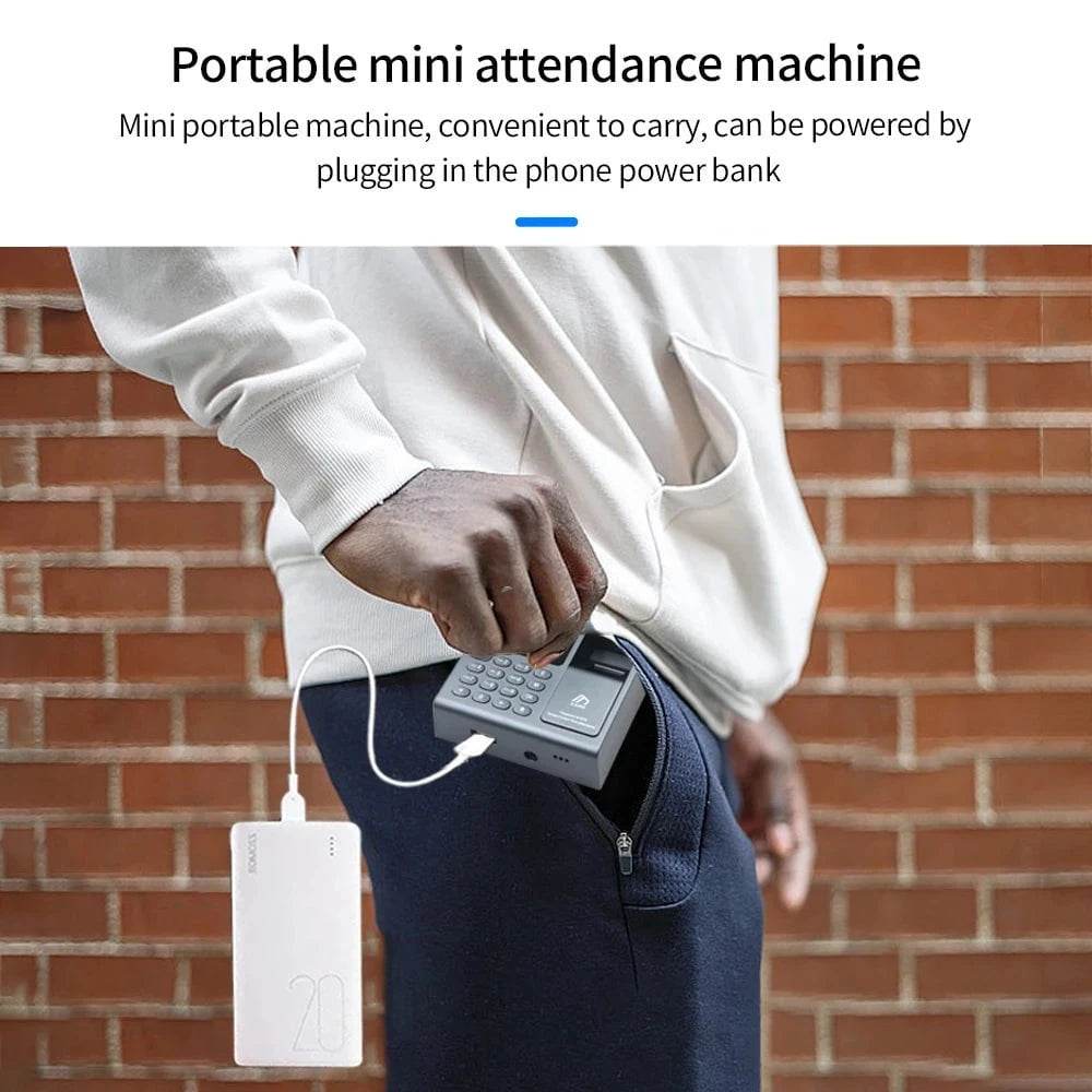 Biometric Time Attendance Machine with Fingerprint & RFID - Nic's Electronics