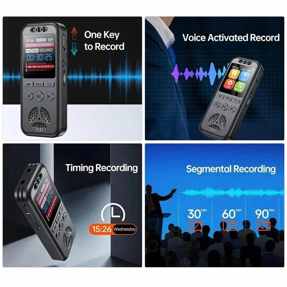 1.44 Digital Voice Recorder with Color Screen - Nic's Electronics
