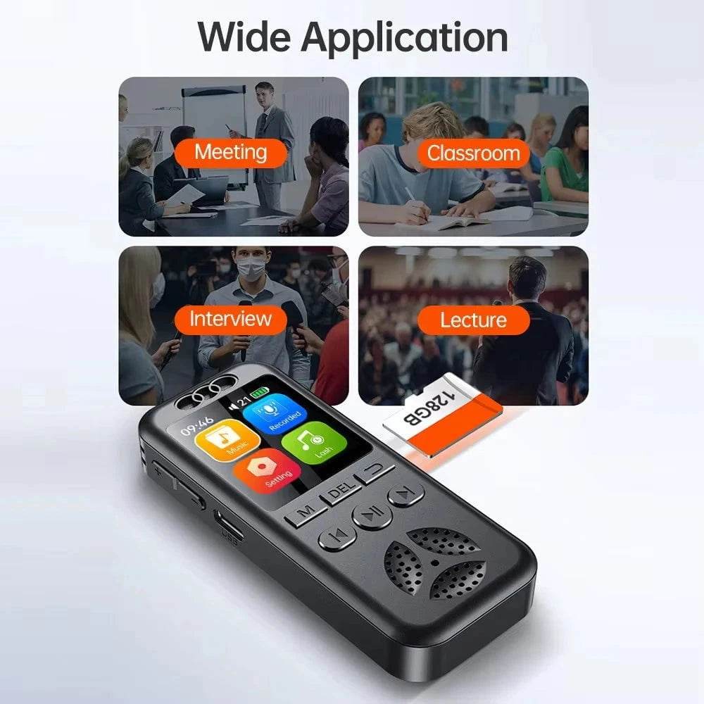 1.44 Digital Voice Recorder with Color Screen - Nic's Electronics