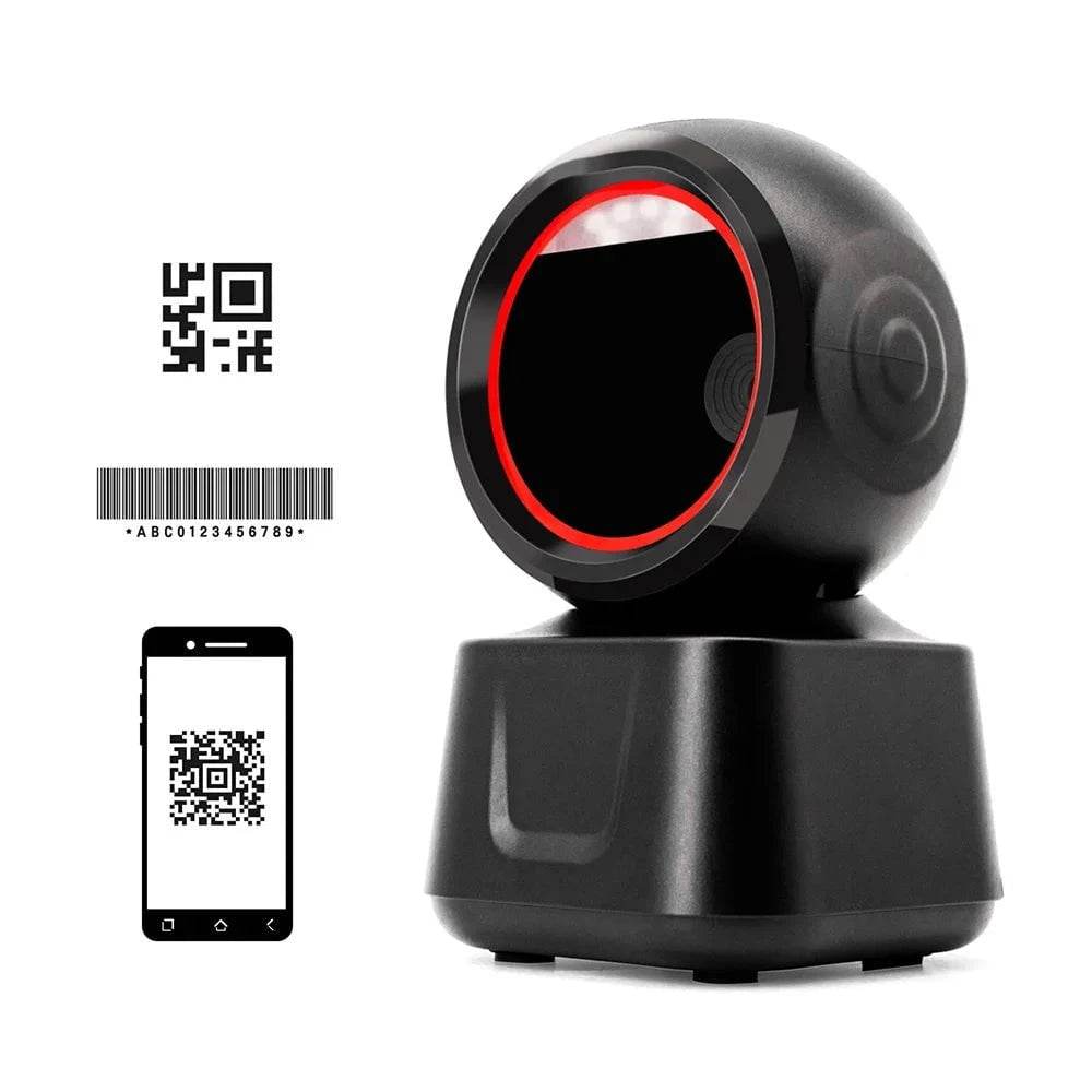 Wired 1D & 2D Barcode Scanner | Hands-Free USB Reader - Nic's Electronics