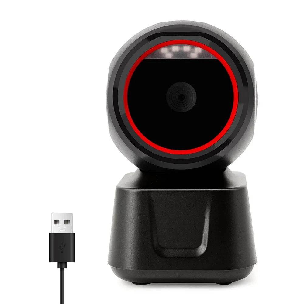 Wired 1D & 2D Barcode Scanner | Hands-Free USB Reader - Nic's Electronics