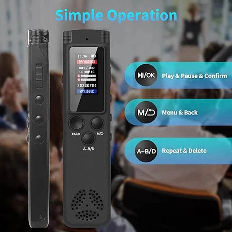 Voice-Activated Digital Recorder – Lectures & Meetings - Nic's Electronics