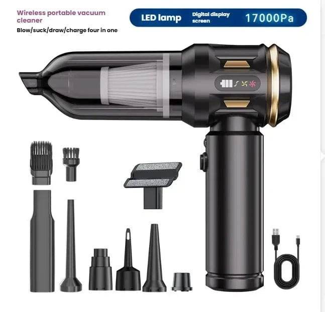 Multi-Functional Handheld Vacuum with Inflation & Deflation - Nic's Electronics