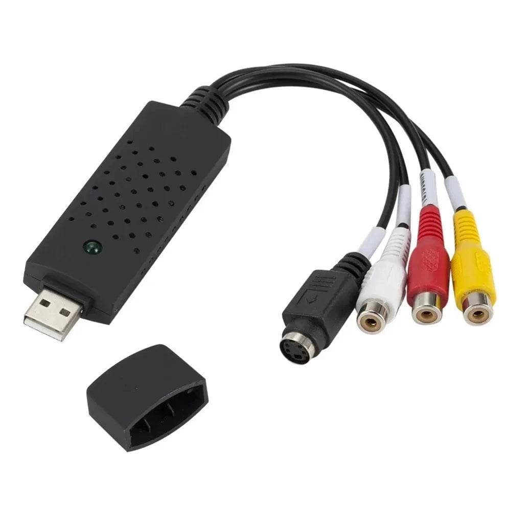 USB 2.0 Video Audio Capture Card for TV DVD VHS DVR Adapter - Nic's Electronics