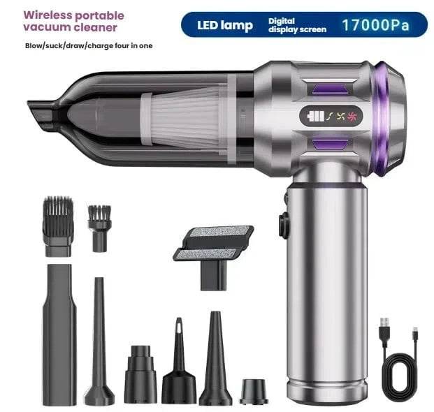 Multi-Functional Handheld Vacuum with Inflation & Deflation - Nic's Electronics