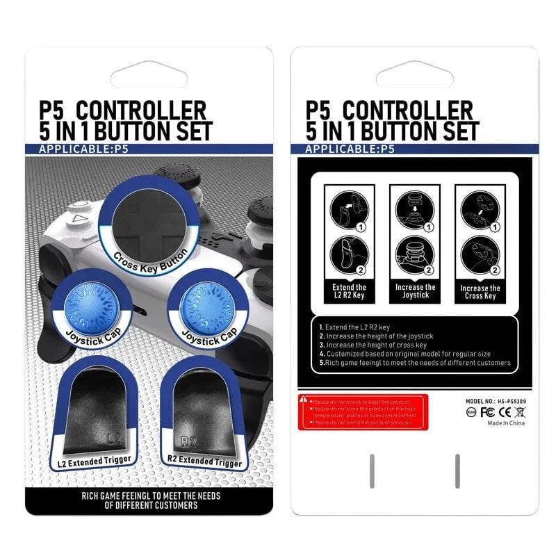 PS5 Accessory Kit – Thumb Grips, Trigger Extenders & D-Pad for DualSense - Nic's Electronics
