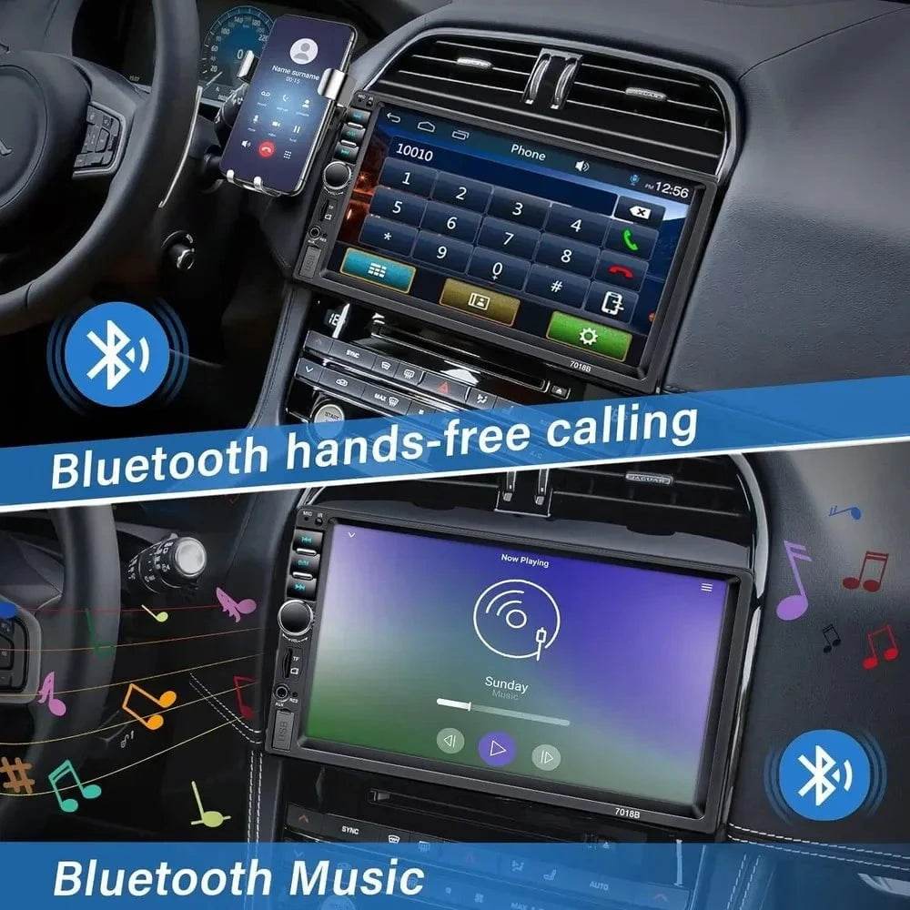 7 Double DIN Car MP5 Player – BT Touchscreen Stereo - Nic's Electronics