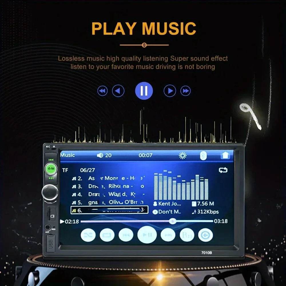 Double DIN Car MP5 Player – Touch Screen with USB, FM, AUX & Mirror Link - Nic's Electronics