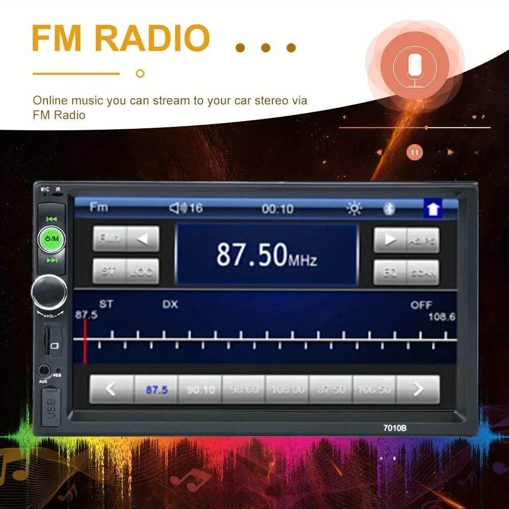 Double DIN Car MP5 Player – Touch Screen with USB, FM, AUX & Mirror Link - Nic's Electronics