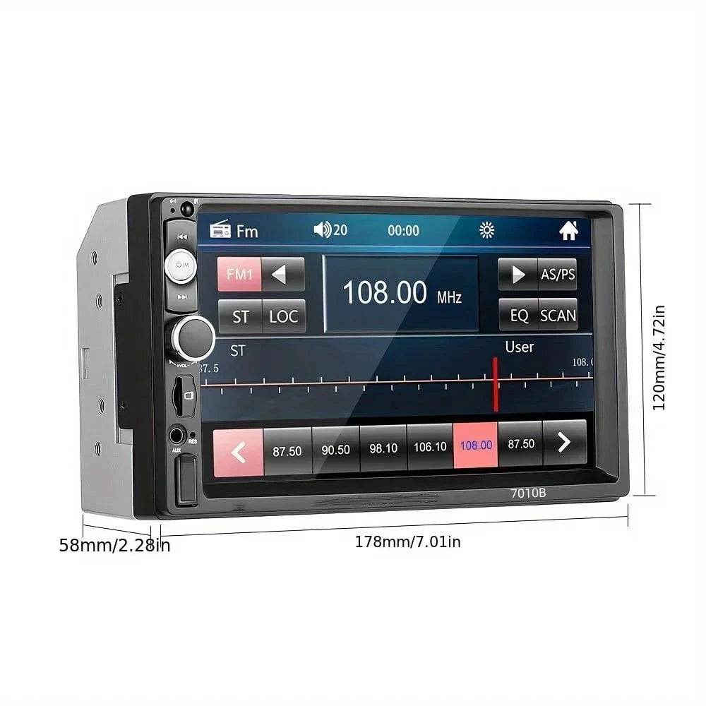 Double DIN Car MP5 Player – Touch Screen with USB, FM, AUX & Mirror Link - Nic's Electronics