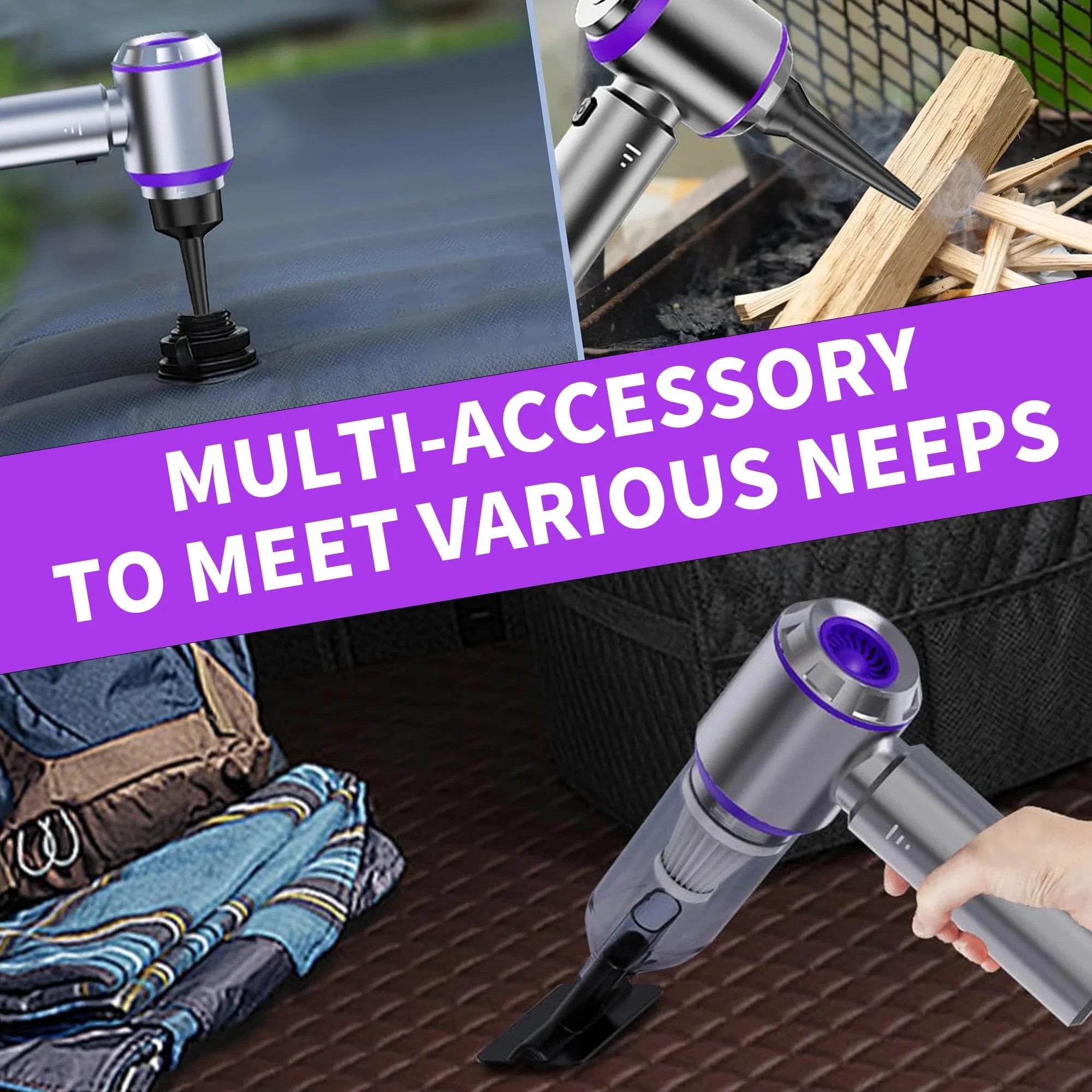 Multi-Functional Handheld Vacuum with Inflation & Deflation - Nic's Electronics