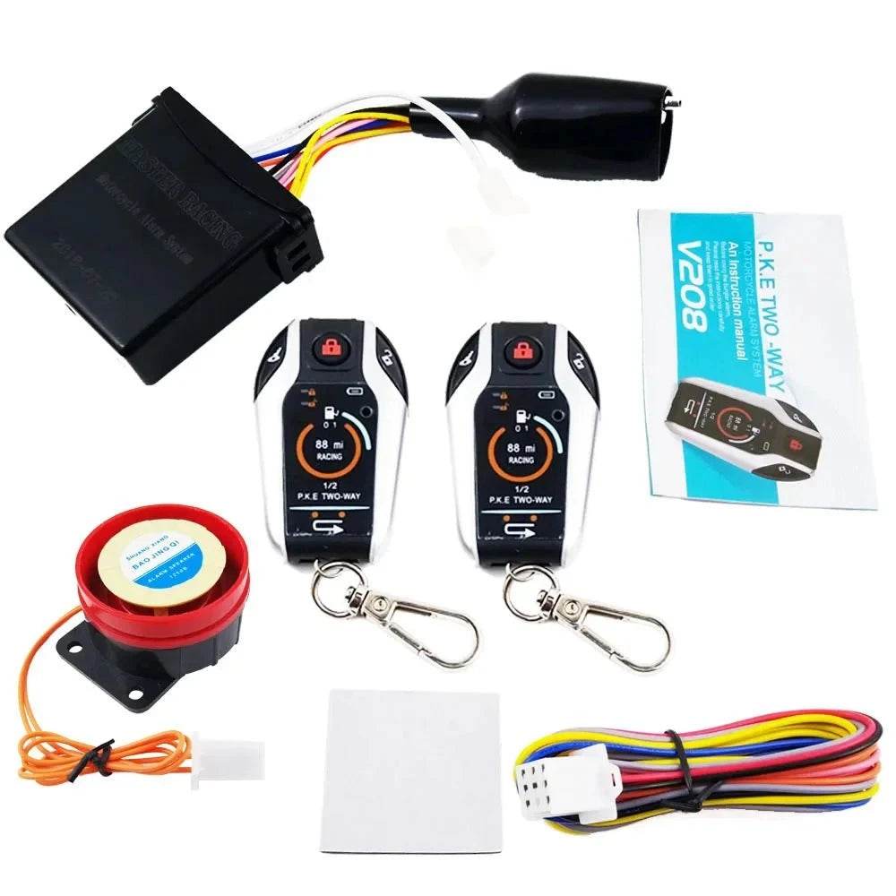 Two-Way Motorcycle Anti-Theft Alarm with Remote Engine Start - Nic's Electronics