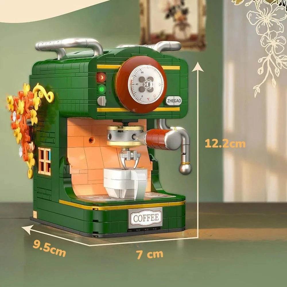 Coffee Maker Building Blocks Model Kit - Nic's Electronics