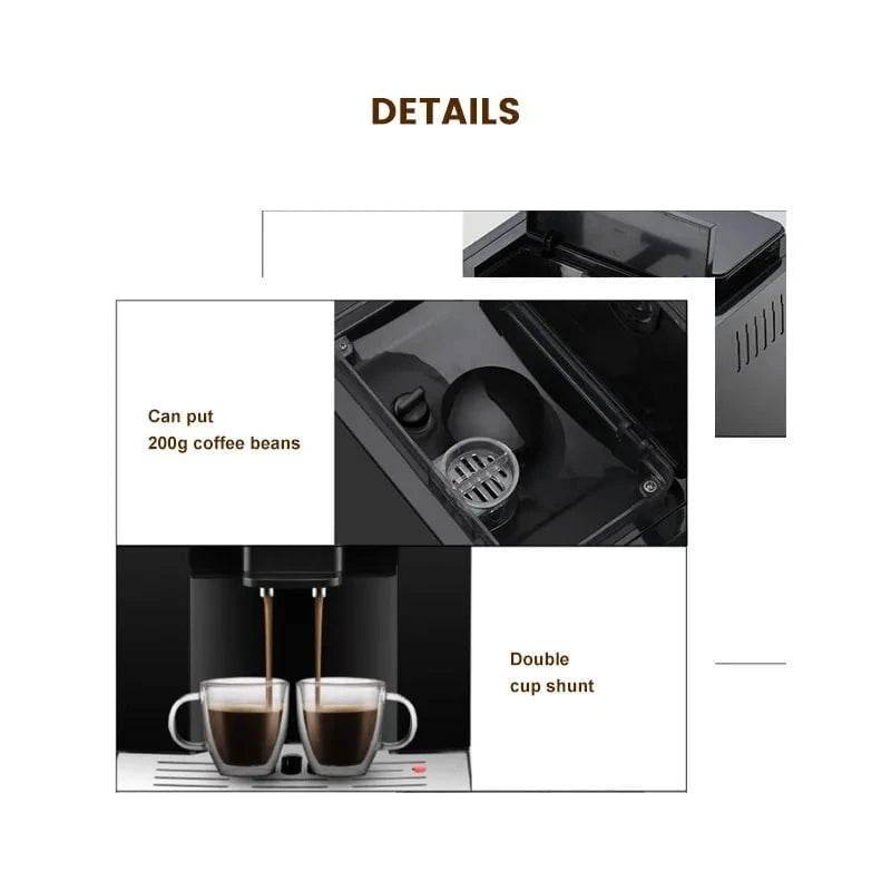 All-in-One Coffee Machine with Automatic Grinder - Nic's Electronics