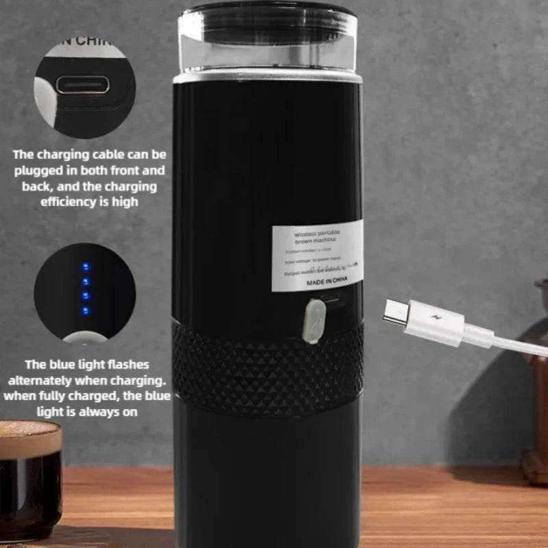 Portable Coffee Machine for Capsule & Ground Coffee - Nic's Electronics