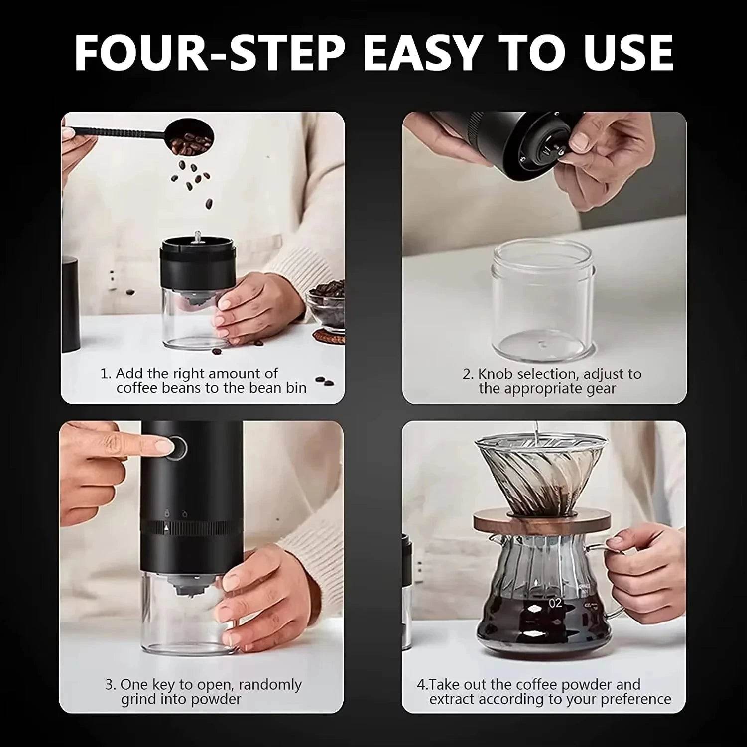 Wireless & Rechargeable Coffee Maker for Travel & Car - Nic's Electronics