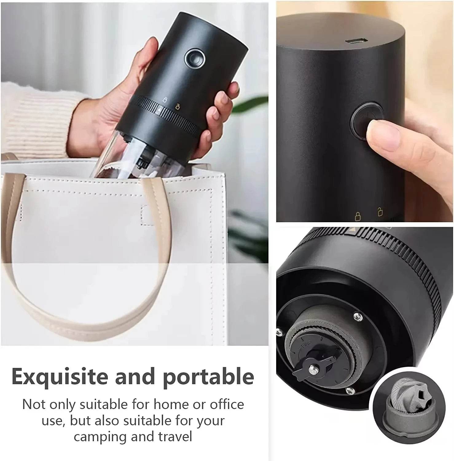Wireless & Rechargeable Coffee Maker for Travel & Car - Nic's Electronics