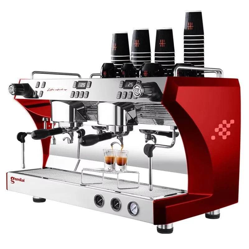 Commercial Dual Head Coffee Machine with Multi-Boiler System - Nic's Electronics