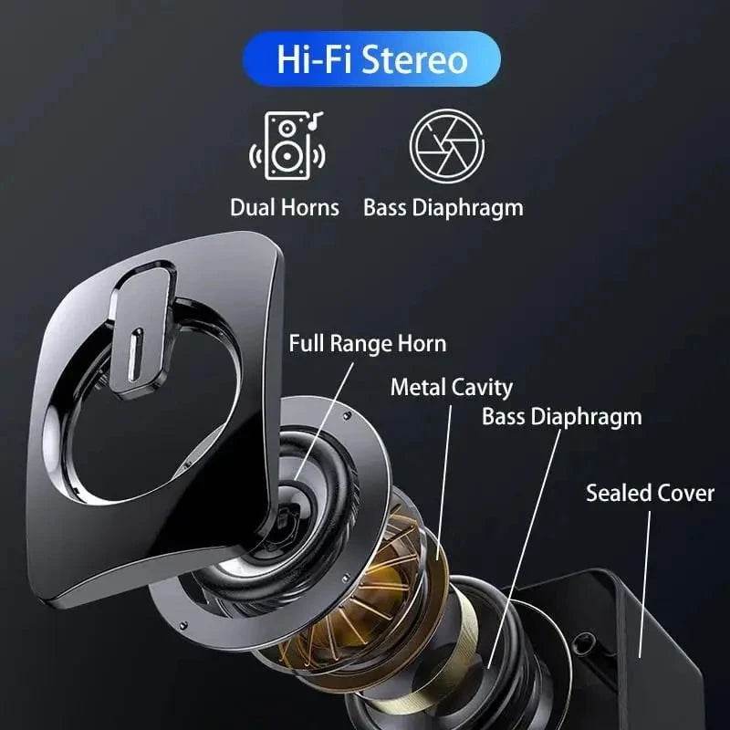 3D Surround USB Wired Computer Speakers with LED & Clear Sound Quality - Nic's Electronics