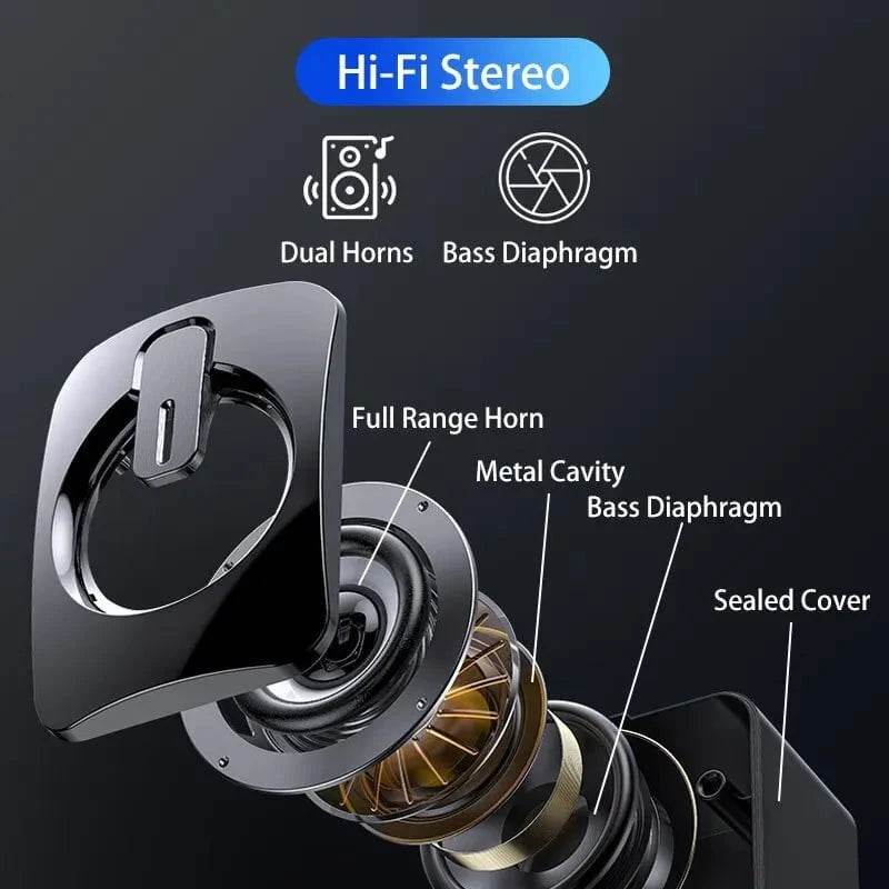 USB Wired HIFI Computer Speakers with LED Mic for Desktop PC - Nic's Electronics