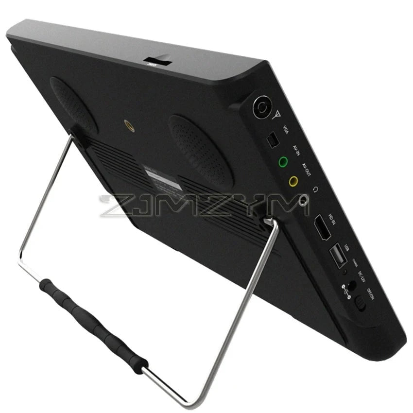 Nic's Electronics D12 inch HD Portable TV DVB-T2 ATSC ISDB-T Digital and Analog mini small Car Television Support USB SD Card HDMI MP4