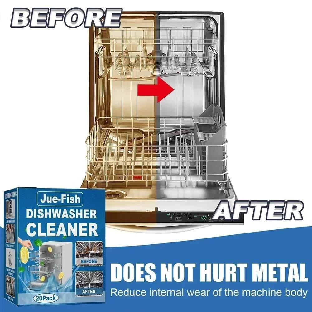 Dishwasher Cleaner Tablets for Descaling & Oil Removal - Nic's Electronics
