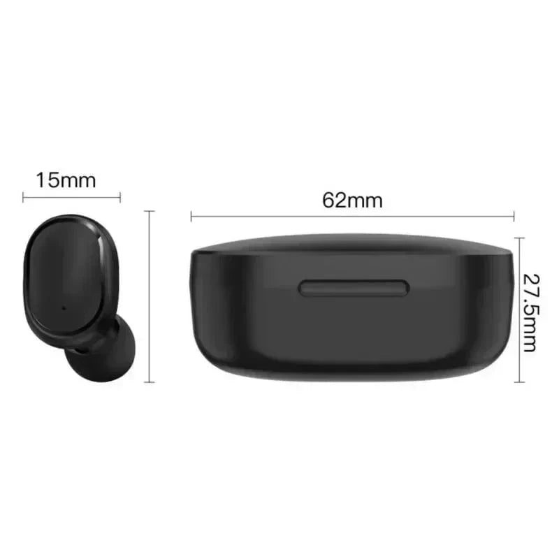 Nic's Electronics E6S Wireless Bluetooth Earphones TWS Bluetooth Headset Wireless Earbuds Noise Cancelling Earphones with Microphone Headphones