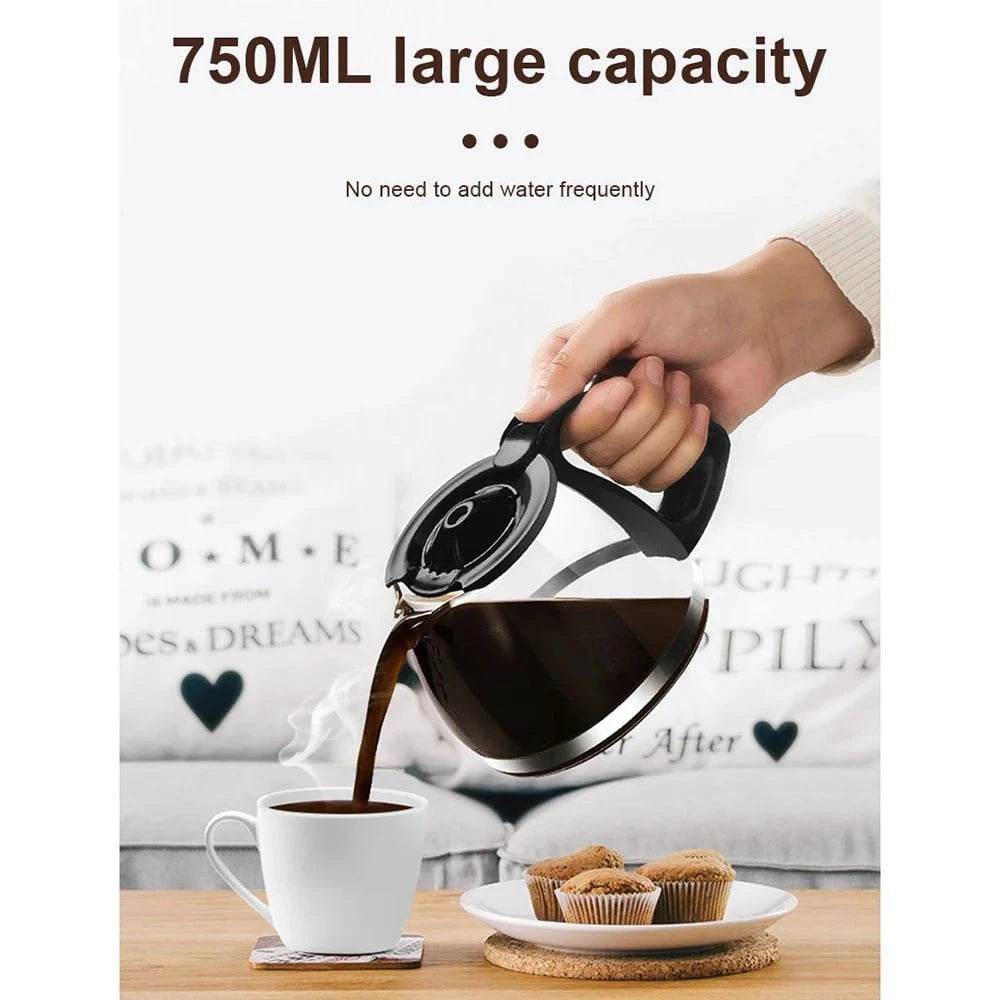 Compact Drip Coffee Maker with Reusable Filter - Nic's Electronics