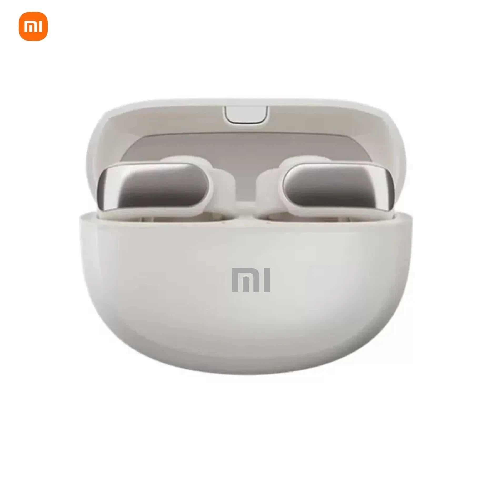 Nic's Electronics Grey Xiaomi V12 Bluetooth Earphones TWS Smart Touch with Microphone Sports Waterproof Earphones Clip on Earphones