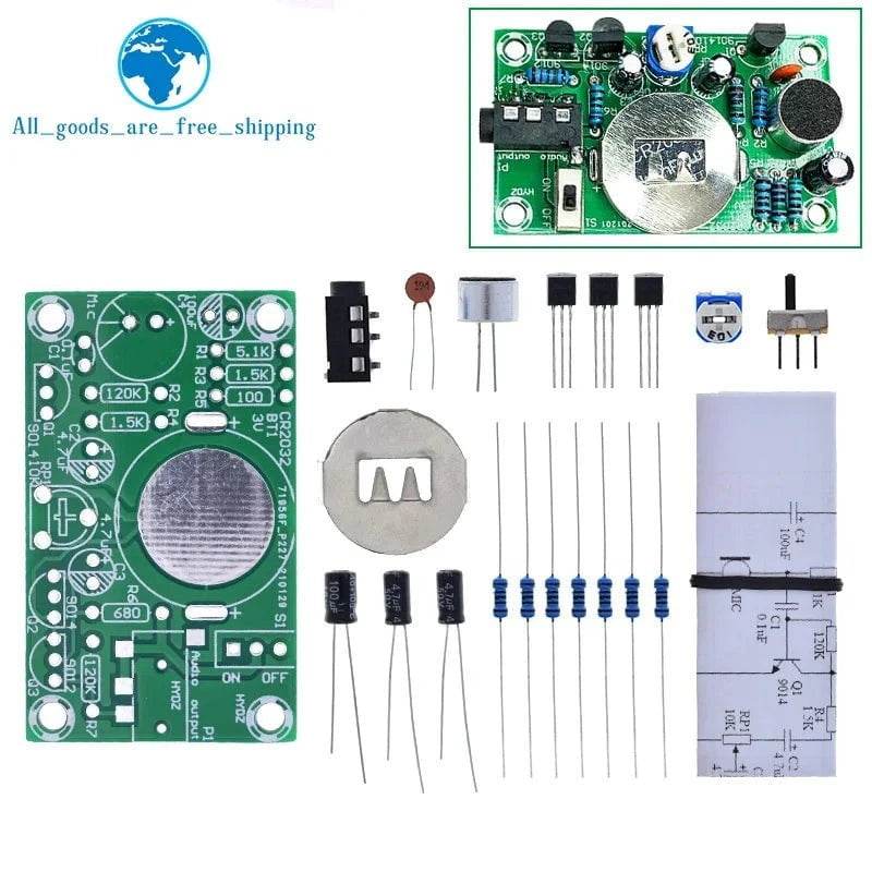 DIY Hearing Aid Kit Audio Amplifier - Nic's Electronics