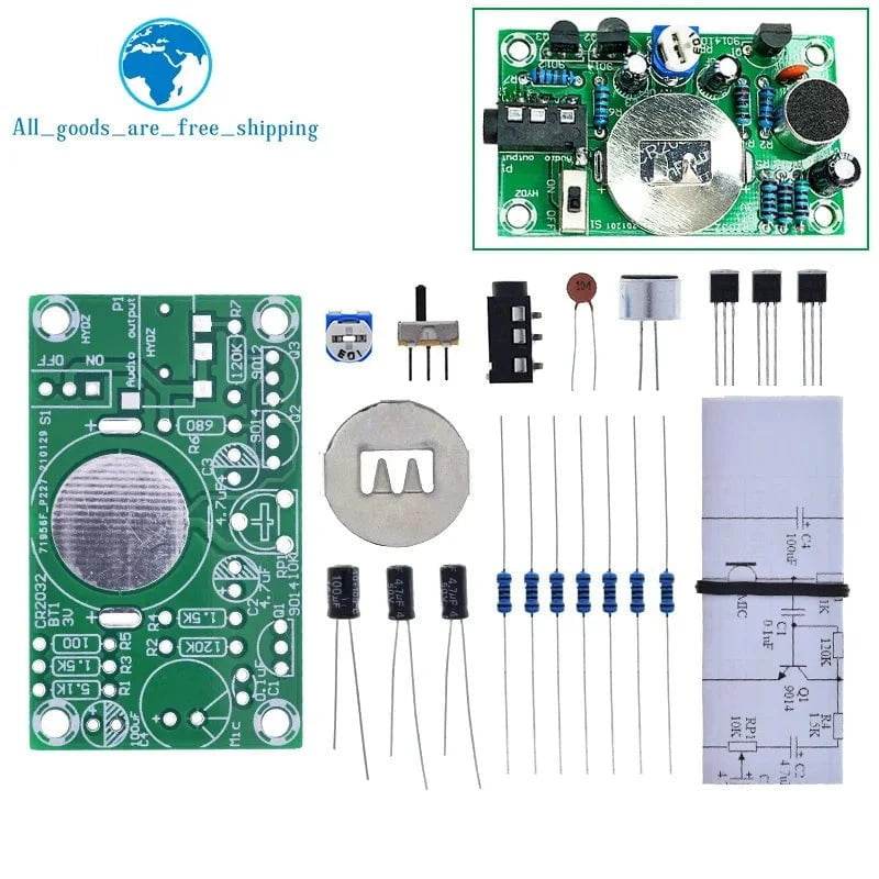 DIY Hearing Aid Kit Audio Amplifier - Nic's Electronics