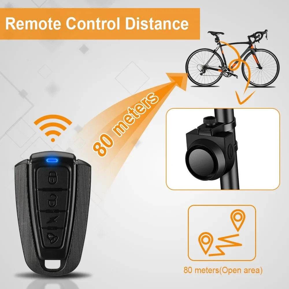 Waterproof Anti-Theft Alarm with Remote for Bikes - Nic's Electronics