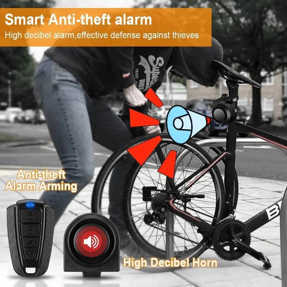 Waterproof Anti-Theft Alarm with Remote for Bikes - Nic's Electronics