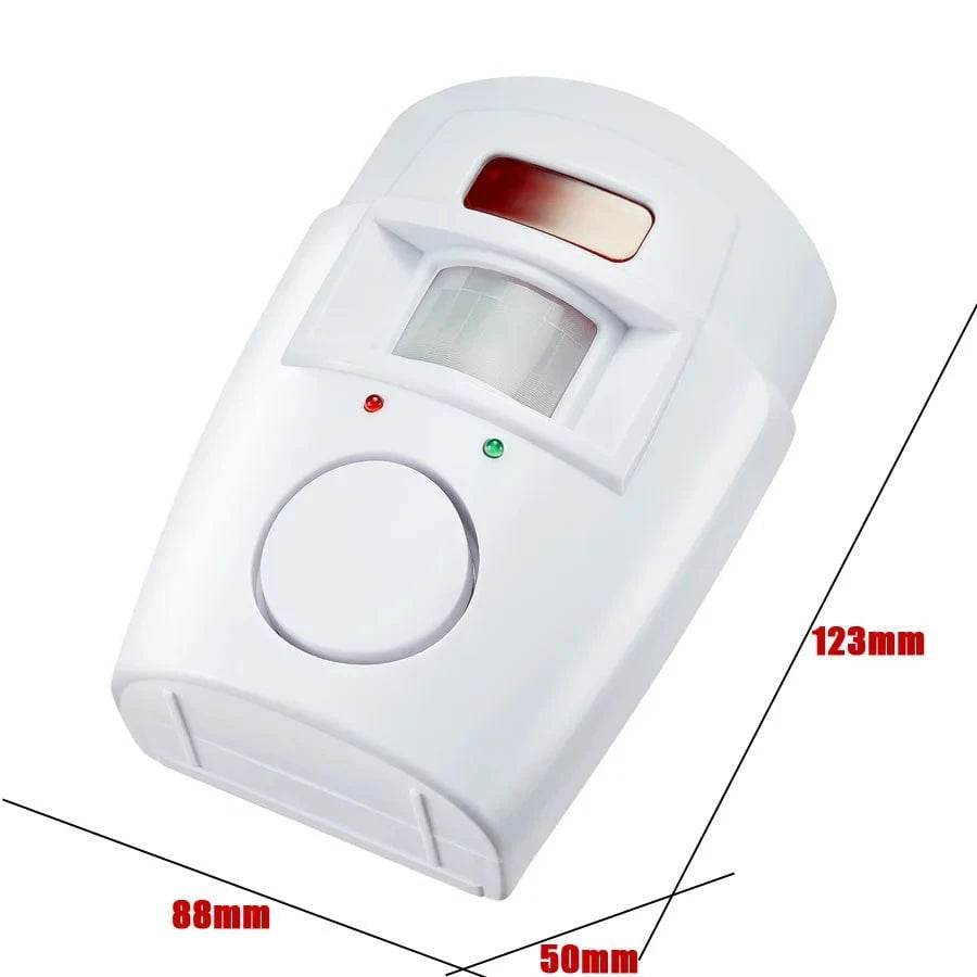 Wireless PIR Motion Sensor Alarm with 105dB Siren - Nic's Electronics
