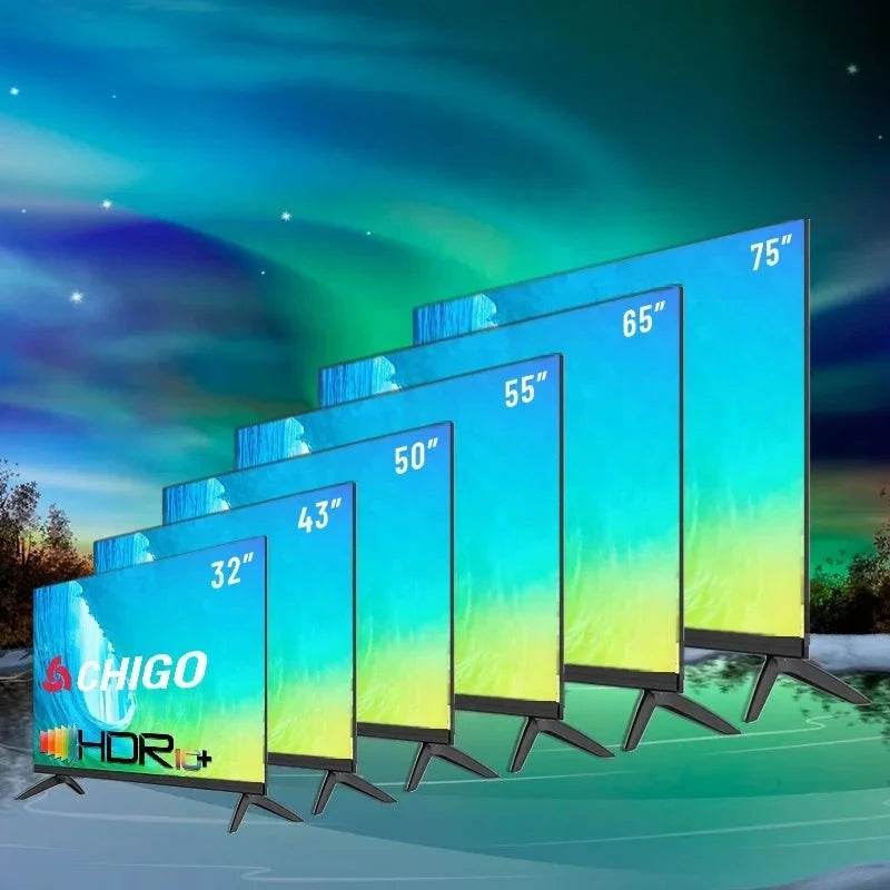 Slim Frameless 4K LED Smart TV – Flat & Curved Large Screen - Nic's Electronics