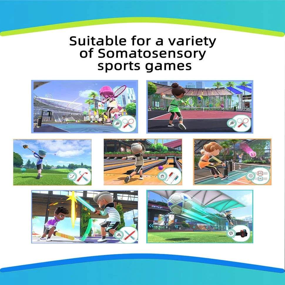 18-in-1 Sports Accessories Kit for Switch – Tennis Rackets & Game Bundle - Nic's Electronics