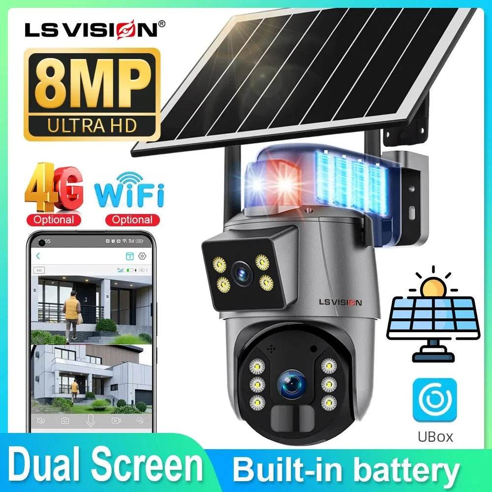 LS VISION UBOX Smart Camera with Solar Power & 4K - Nic's Electronics